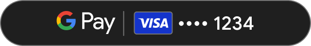 Dark Google Pay payment buttons