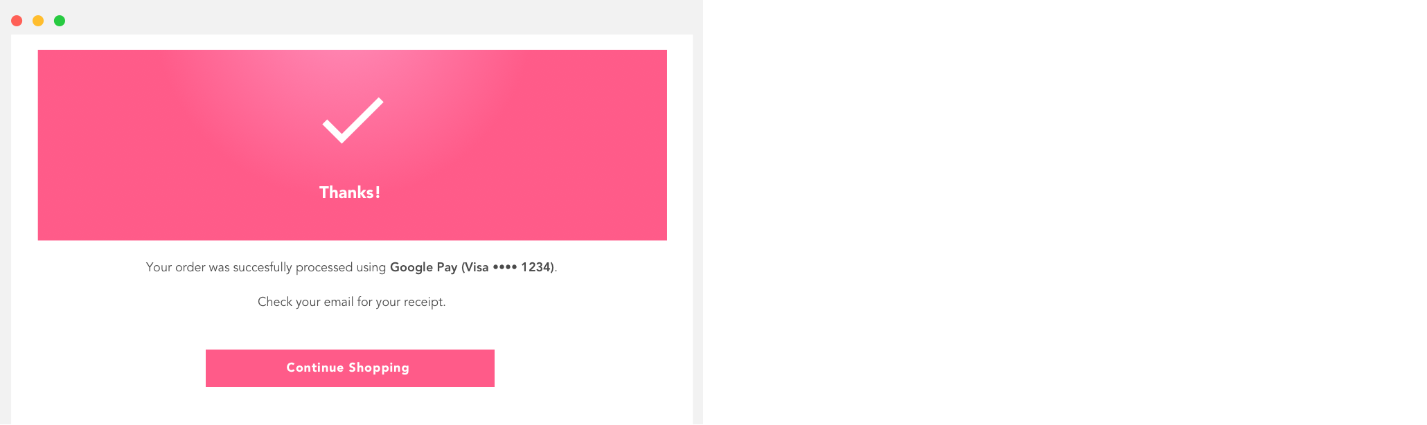 Zahlungsbestätigung