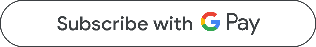 浅色 Google Pay 付款按钮
