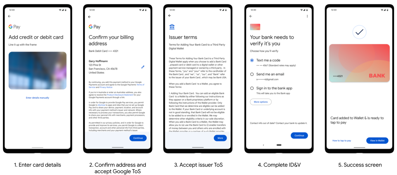 Configurar o Google Pay em um smartphone
