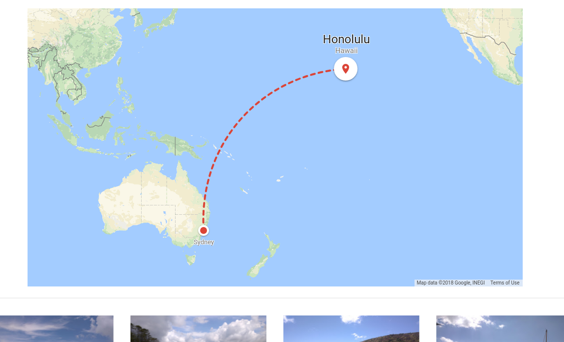 Capture d'écran d'un enrichissement de carte affiché dans Google Photos