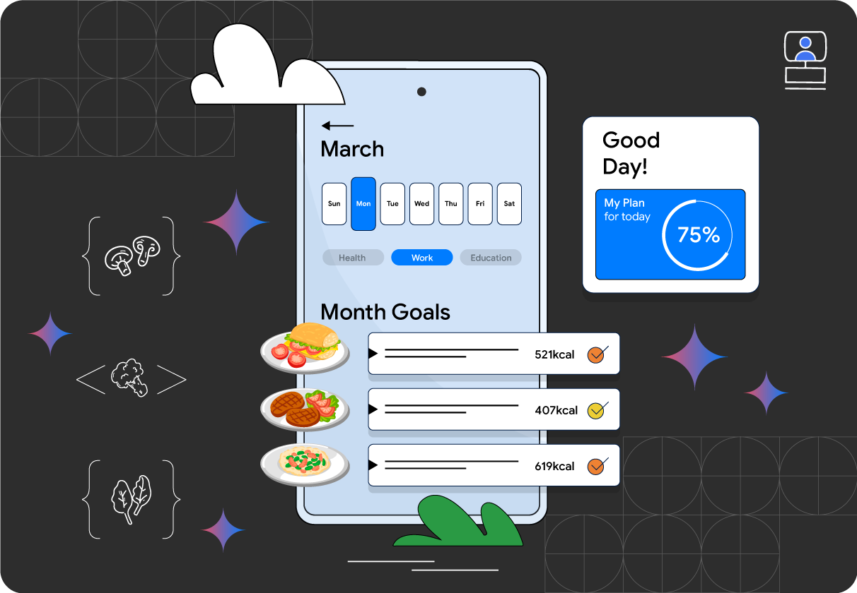 Crea una app de preparación de comidas con IA generativa con Android Studio