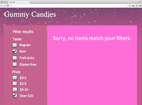 category page for gummy candies that are over $10