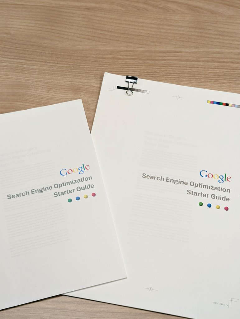 SEO Başlangıç Kılavuzu'nun basılı sürümü
