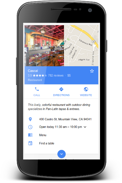 Google Arama&#39;da yerel işletme girişi