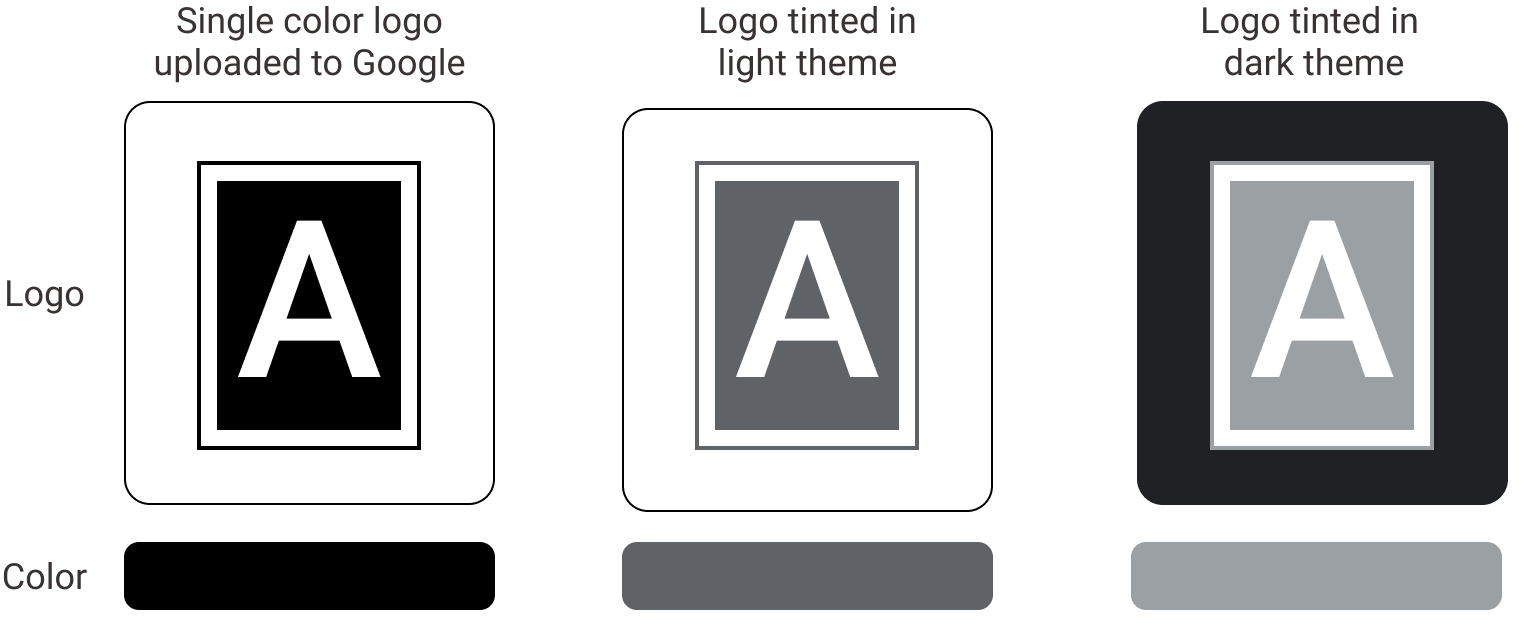 light dark theme tinting