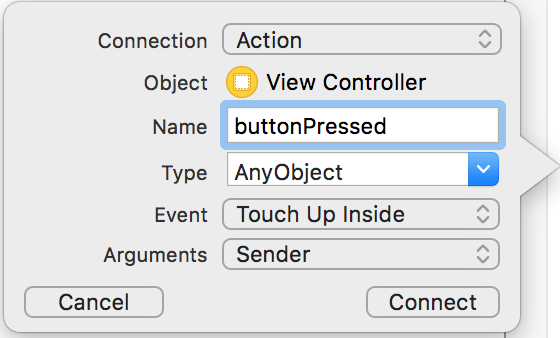 Create code to handle the button-pressed event