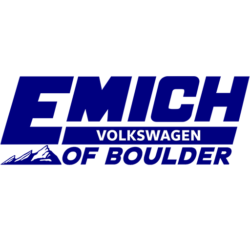 Boulder の Emich VW のロゴ