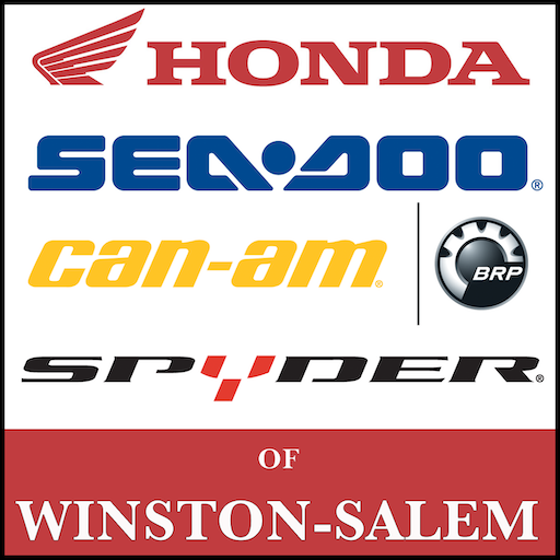 ウィンストン・セーラムのホンダ、Sea-Doo、Can-Am のロゴ