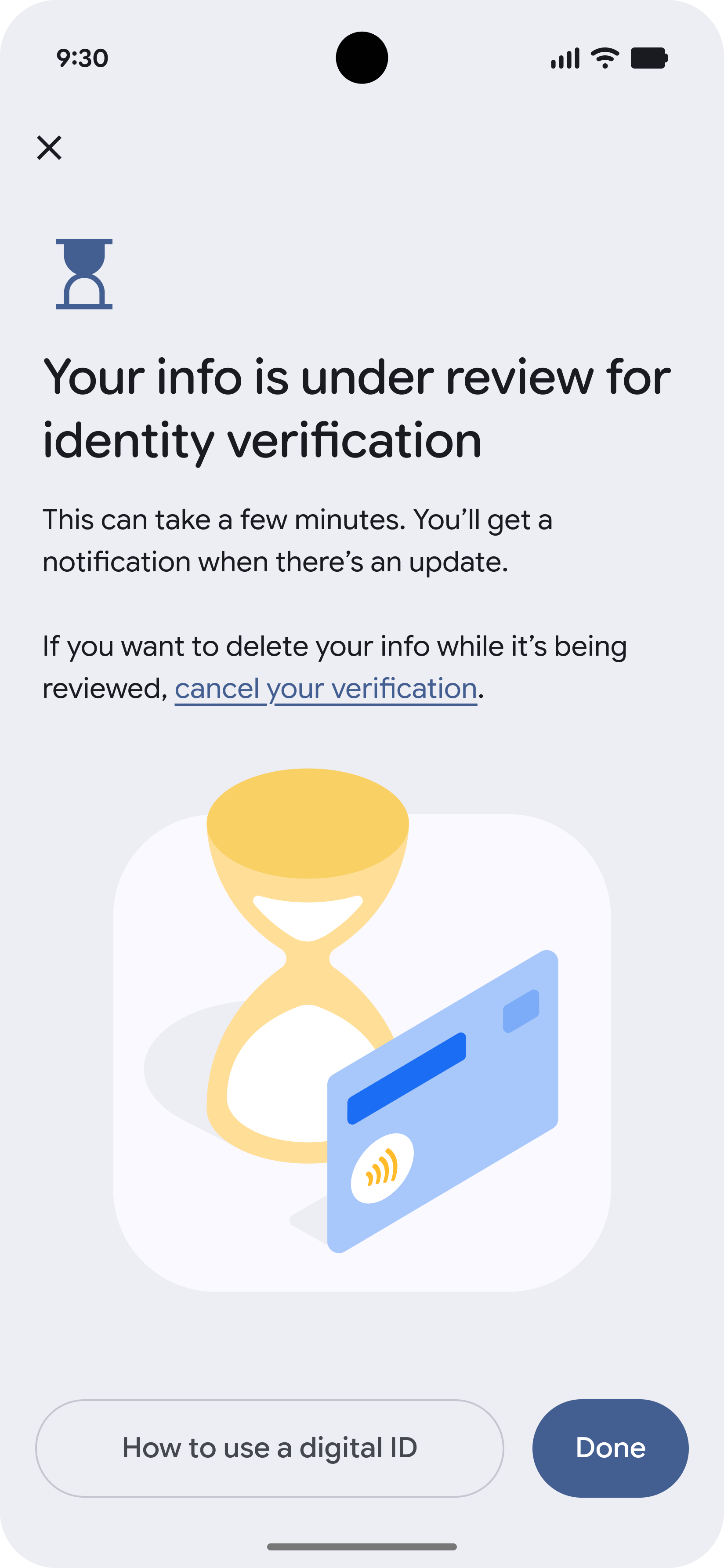 The VDC request has been approved.