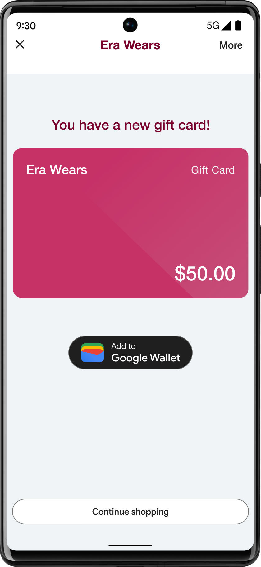 Tarjeta de lealtad de cafetería