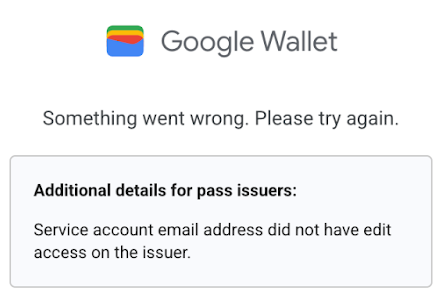 exemple de message d'erreur