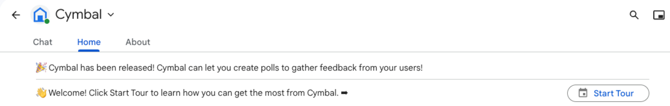 應用程式首頁資訊卡，內含兩個小工具。