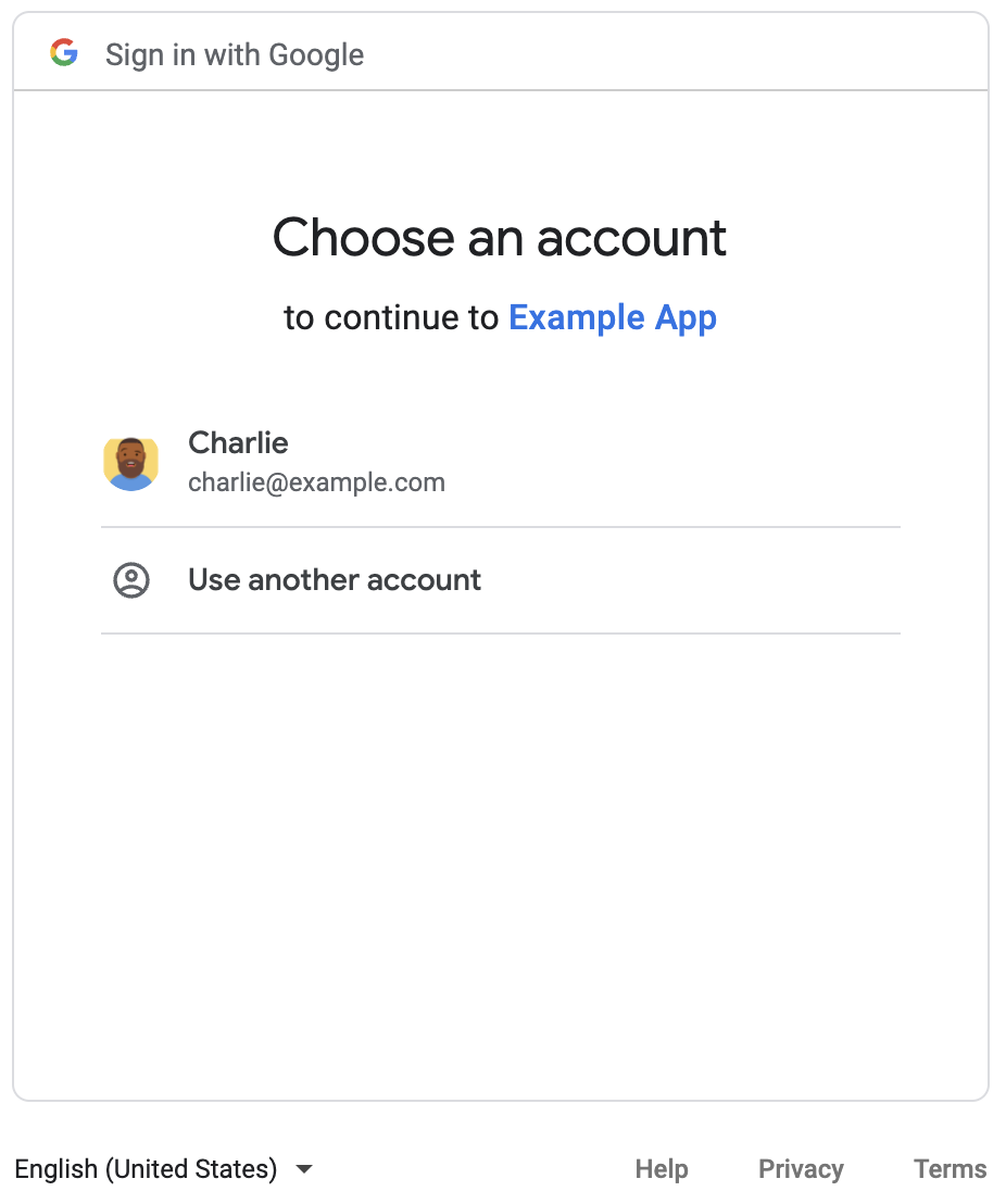 ログインして Chat 用アプリを承認します。