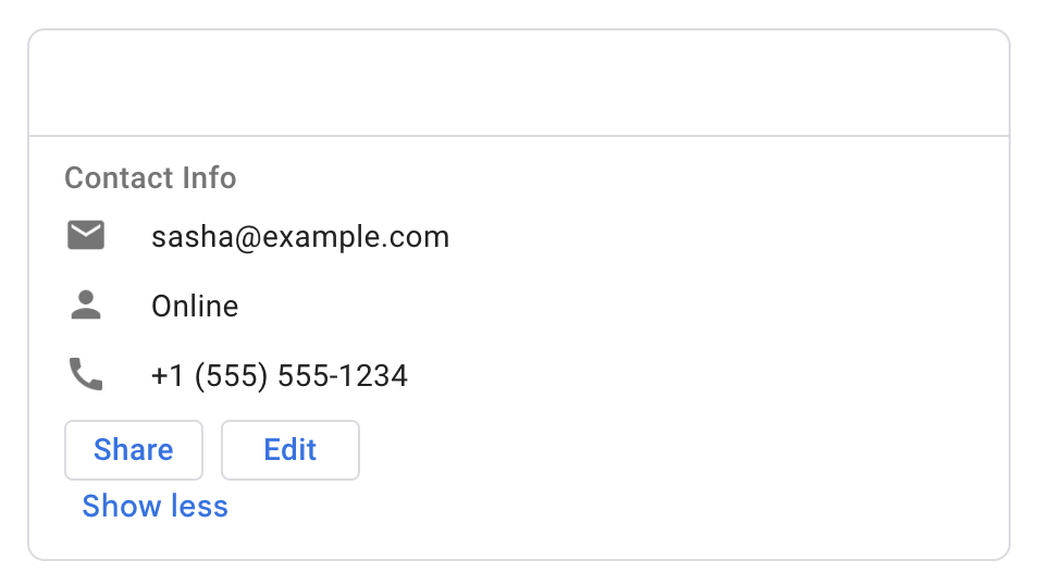 缺少必要欄位 (標題)，因此不會顯示這張資訊卡的標題。