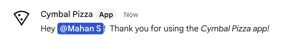 App di Chat che invia messaggi a un singolo utente.